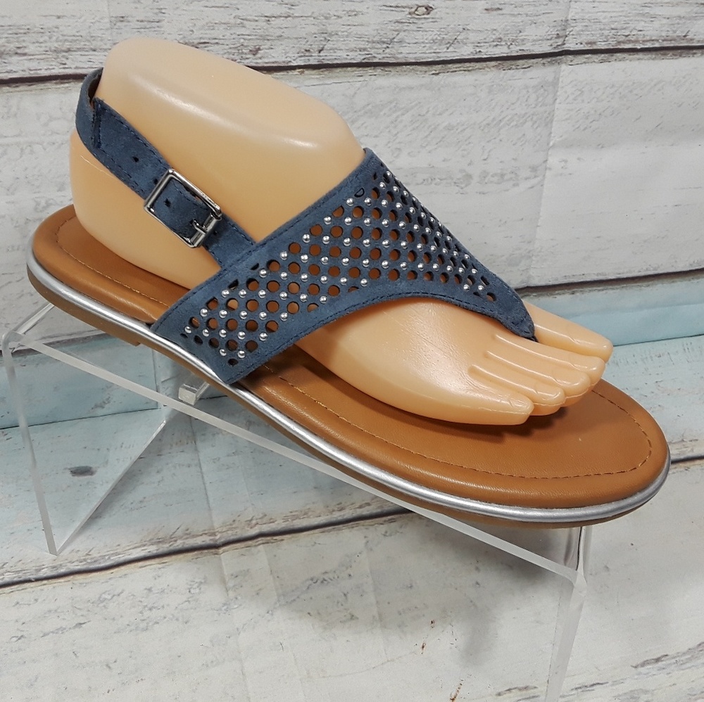 Cloudwalkers by Avenue Blue Thong Strap Sandals 8